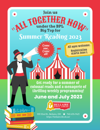Join us for our 2023 Summer Reading Program, All Together Now
